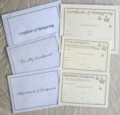 3 certs for Nam Grnd & God sm