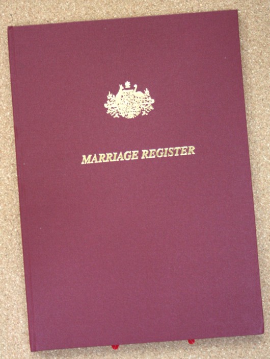 Final Marriage Register